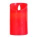 Χριστουγεννιάτικο Διακοσμητικό Κερί Κόκκινο, με LED (13cm)